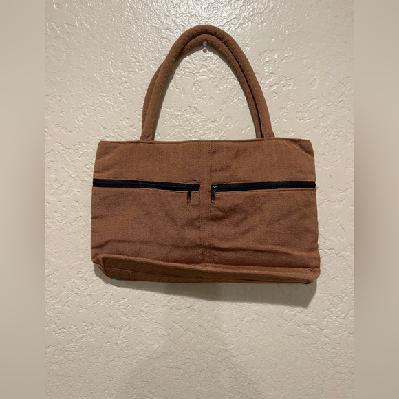 Mexican traditional brown embriodered purse medium size - Picture 4 of 4